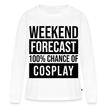 Cosplay Cosplay Cosplay - T-shirt manches longues Premium bio Femme - blanc - Devant - Julia (174cm)