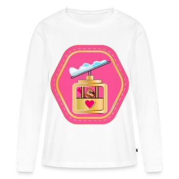 CAPYBARA SKIING GONDOLA LIFT - Women's Premium Organic Long Sleeve Shirt - white - Front - Julia (174cm)