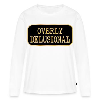 Sentiments délirants excessifs - T-shirt manches longues Premium bio Femme - blanc - Devant - Julia (174cm)