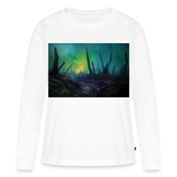 Dark fantasy illustration - T-shirt manches longues Premium bio Femme - blanc - Devant - Julia (174cm)
