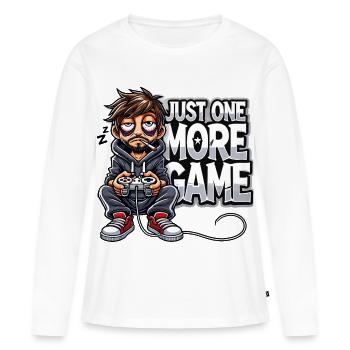 Just another game - Women's Premium Organic Long Sleeve Shirt - white - Front - Julia (174cm)