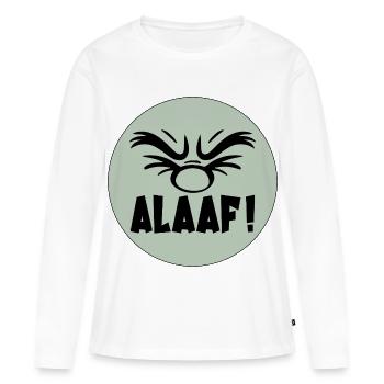 Karneval Kostüm Alaaf - Frauen Premium Bio Langarmshirt - Weiß - Vorne - Julia (174cm)