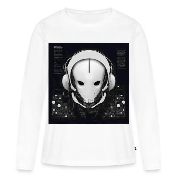 One Bulky Mech - Couverture de la séquence de limon - T-shirt manches longues Premium bio Femme - blanc - Devant - Julia (174cm)