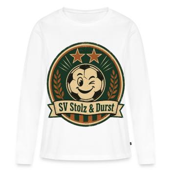 SV Stolz & Durst - Frauen Premium Bio Langarmshirt - Weiß - Vorne - Julia (174cm)