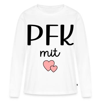 Infirmier - T-shirt manches longues Premium bio Femme - blanc - Devant - Julia (174cm)