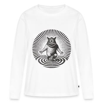 Inner demon ances - Women's Premium Organic Long Sleeve Shirt - white - Front - Julia (174cm)