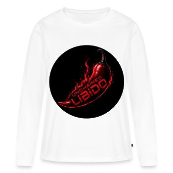 Unleashed libido chili - Women's Premium Organic Long Sleeve Shirt - white - Front - Julia (174cm)