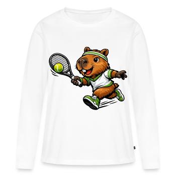koala, poker, pokerspiel, spielkarten, pokerchips, - Frauen Premium Bio Langarmshirt - Weiß - Vorne - Julia (174cm)