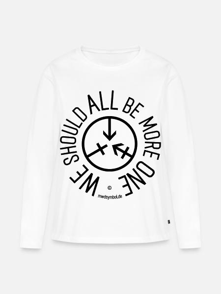 we-should-be-more-one_025c_2026 - Frauen Premium Bio Langarmshirt - Weiß
