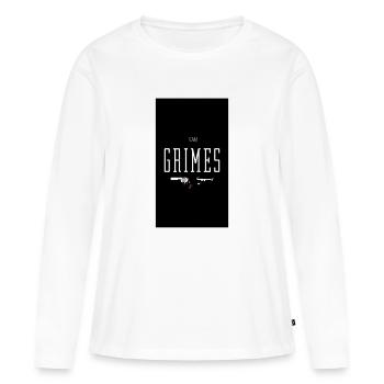 TWD 10 - T-shirt manches longues Premium bio Femme - blanc - Devant - Julia (174cm)