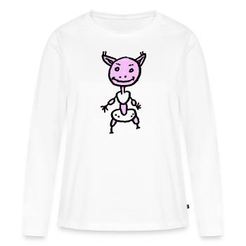 Monster Baby - Women's Premium Organic Long Sleeve Shirt - white - Front - Julia (174cm)