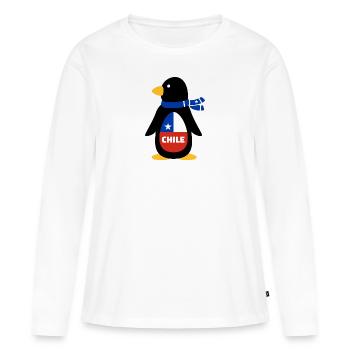 Chili - T-shirt manches longues Premium bio Femme - blanc - Devant - Julia (174cm)