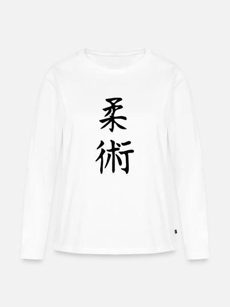 jujutsu - Frauen Premium Bio Langarmshirt - Weiß