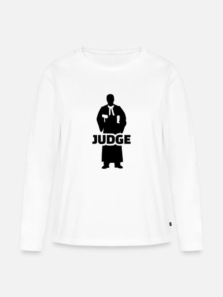 Richter - Frauen Premium Bio Langarmshirt - Weiß