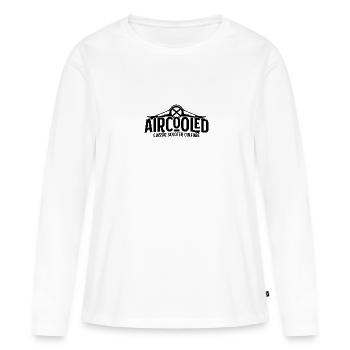 refroidi par air deux temps en tôle scooter scooter guêpe - T-shirt manches longues Premium bio Femme - blanc - Devant - Julia (174cm)