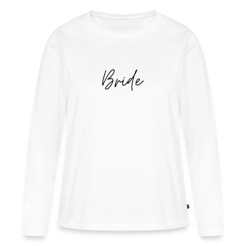 Bride - Women's Premium Organic Long Sleeve Shirt - white - Front - Julia (174cm)