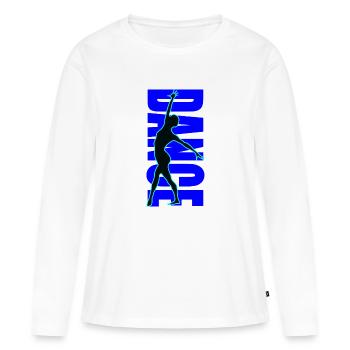 Danse - Cours de danse - Studio de danse - danse - T-shirt manches longues Premium bio Femme - blanc - Devant - Julia (174cm)