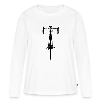 Life Behind Bars - Women's Premium Organic Long Sleeve Shirt - white - Front - Julia (174cm)