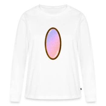 Edelstein 2 - Frauen Premium Bio Langarmshirt - Weiß - Vorne - Julia (174cm)