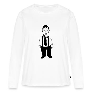 Alfred | TV | série | TV | dégoût | théâtre - T-shirt manches longues Premium bio Femme - blanc - Devant - Julia (174cm)