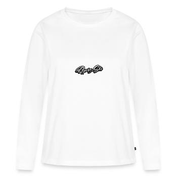 Apres Ski - Frauen Premium Bio Langarmshirt - Weiß - Vorne - Julia (174cm)