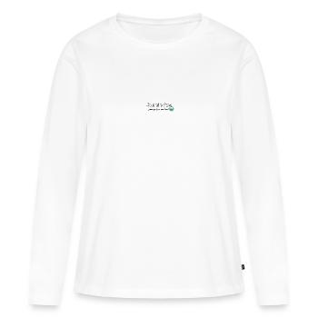 Admin Sys, parce que je le vaux bien ! - T-shirt manches longues Premium bio Femme - blanc - Devant - Julia (174cm)