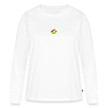 Togo Drapeau Pays Native Ancestry Pride Femmes - T-shirt manches longues Premium bio Femme - blanc - Devant - Julia (174cm)