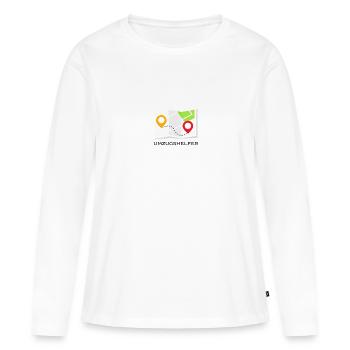 Movers - big thank you! - Women's Premium Organic Long Sleeve Shirt - white - Front - Julia (174cm)