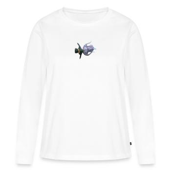 Peeper &; Arctic Peeper - Frauen Premium Bio Langarmshirt - Weiß - Vorne - Julia (174cm)