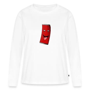 Evil Cola can! Böse Cola Dose! - Frauen Premium Bio Langarmshirt - Weiß - Vorne - Julia (174cm)