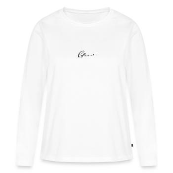 Croire - T-shirt manches longues Premium bio Femme - blanc - Devant - Julia (174cm)