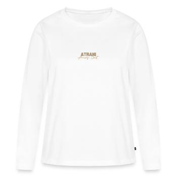 Atrani Amalfiküste Bühnenbild - Frauen Premium Bio Langarmshirt - Weiß - Vorne - Julia (174cm)