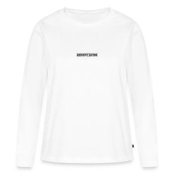 Maison ambiante - T-shirt manches longues Premium bio Femme - blanc - Devant - Julia (174cm)