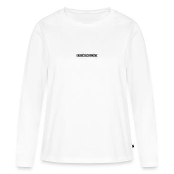 Franco Pays - T-shirt manches longues Premium bio Femme - blanc - Devant - Julia (174cm)