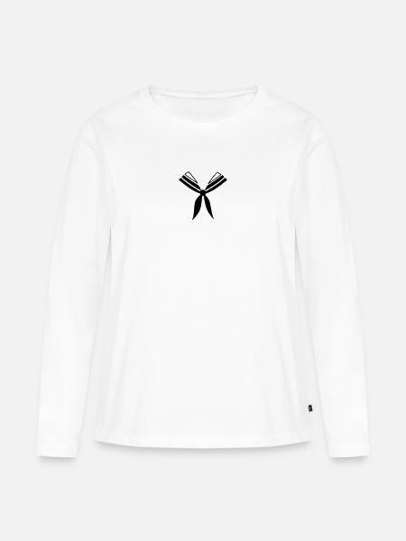 Seemann - Frauen Premium Bio Langarmshirt - Weiß