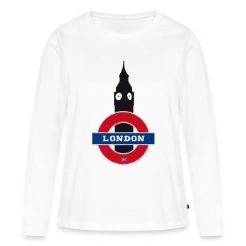 london tower england brexit uk big ben trip trip - Women's Premium Organic Long Sleeve Shirt - white - Front - Julia (174cm)