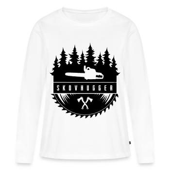 Lumberjack - Women's Premium Organic Long Sleeve Shirt - white - Front - Julia (174cm)