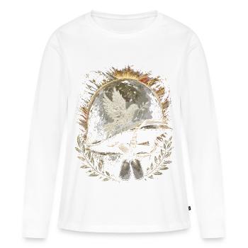 Veterans Day Für Demokraten - Frauen Premium Bio Langarmshirt - Weiß - Vorne - Julia (174cm)