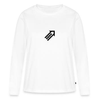 Rubber Top - Women's Premium Organic Long Sleeve Shirt - white - Front - Julia (174cm)