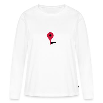 Geek - Women's Premium Organic Long Sleeve Shirt - white - Front - Julia (174cm)