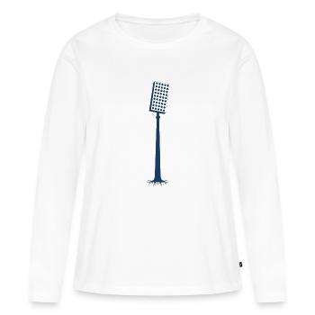 park Stadium - T-shirt manches longues Premium bio Femme - blanc - Devant - Julia (174cm)