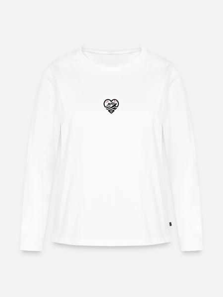 Kreuzfahrt Love - Frauen Premium Bio Langarmshirt - Weiß