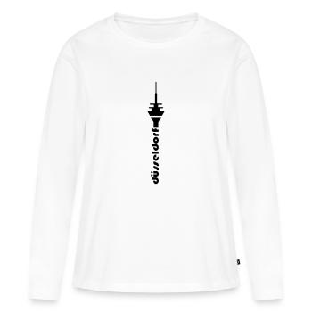tour de télévision Dusseldorf police - T-shirt manches longues Premium bio Femme - blanc - Devant - Julia (174cm)