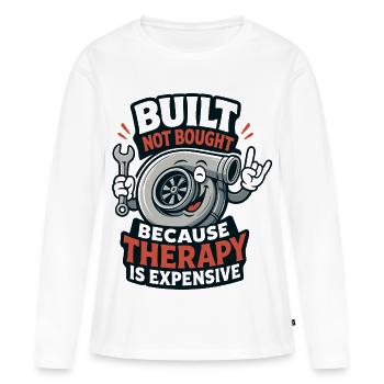Built Not Bought Car Screwdriver Piston - Women's Premium Organic Long Sleeve Shirt - white - Front - Julia (174cm)