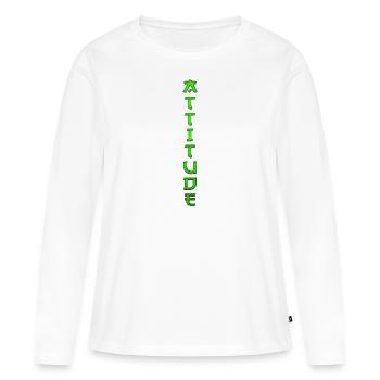 Tattoo element vector tattoo Body art attitude - Women's Premium Organic Long Sleeve Shirt - white - Front - Julia (174cm)