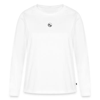 Wave Online - Women's Premium Organic Long Sleeve Shirt - white - Front - Julia (174cm)