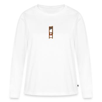 Guillotine Drop Axe Scaffold Execution Horror - Women's Premium Organic Long Sleeve Shirt - white - Front - Julia (174cm)