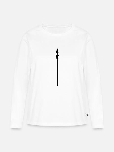 Asia Speer 2 - Frauen Premium Bio Langarmshirt - Weiß