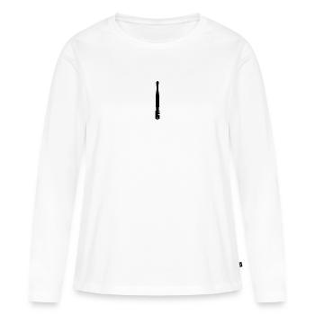Glass cutter for glazier - Women's Premium Organic Long Sleeve Shirt - white - Front - Julia (174cm)