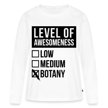 Botanique, Botanique Botanique - T-shirt manches longues Premium bio Femme - blanc - Devant - Julia (174cm)